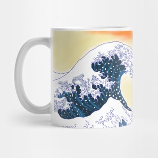 Japanese waves Mug